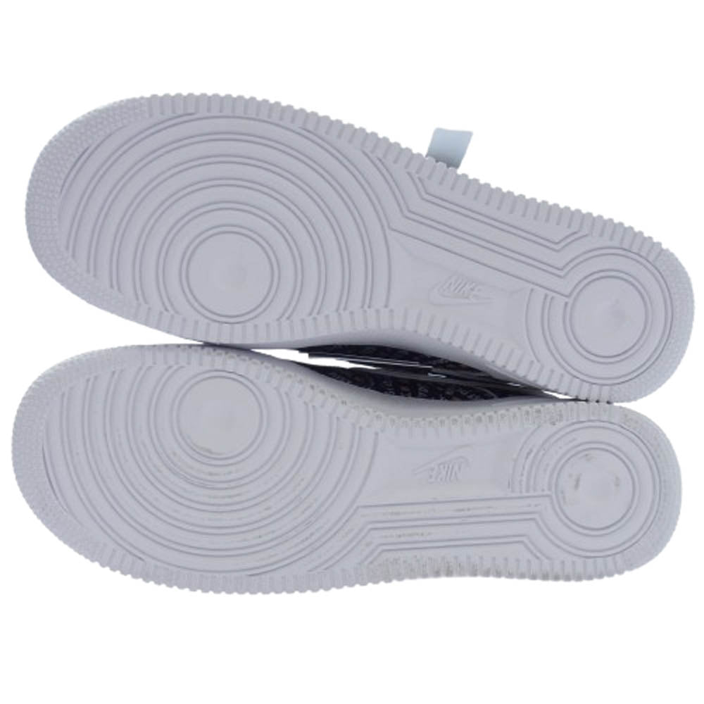 NIKE ナイキ AO6296-001 AIR FORCE1 07 PRM JDI ナイキ エア フォース 1 07 LV8 JUST DO IT ローカット スニーカー ブラック系 ホワイト系 29cm【新古品】【未使用】【中古】