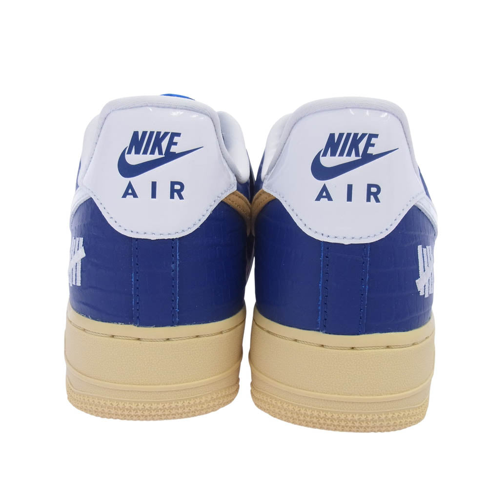 NIKE ナイキ DM8462-400 ×UNDEFEATED AIR FORCE 1 LOW SP アンディフィーテッド エアフォース ローカットスニーカー イエロー系 ブルー系 29cm【新古品】【未使用】【中古】