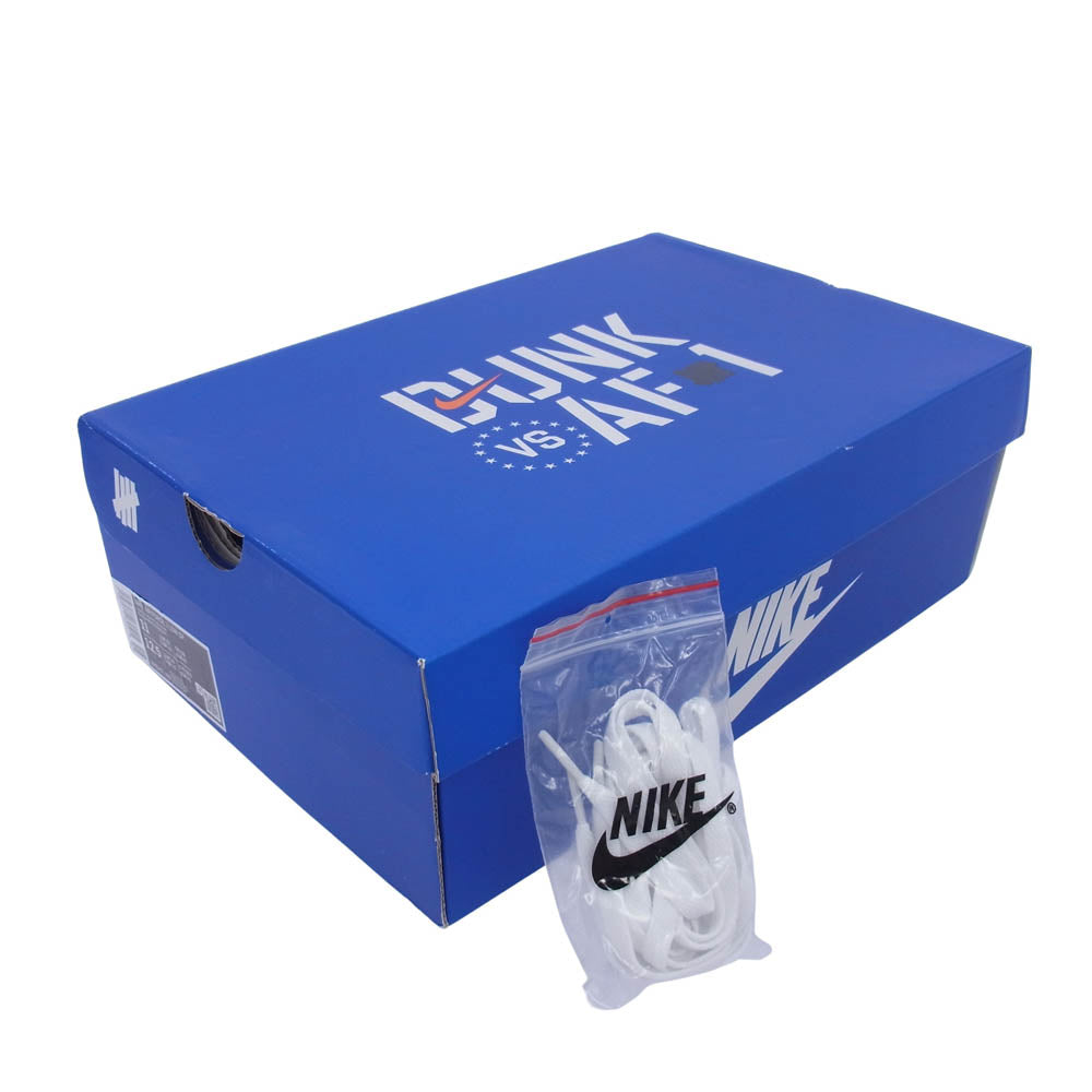 NIKE ナイキ DM8462-400 ×UNDEFEATED AIR FORCE 1 LOW SP アンディフィーテッド エアフォース ローカットスニーカー イエロー系 ブルー系 29cm【新古品】【未使用】【中古】