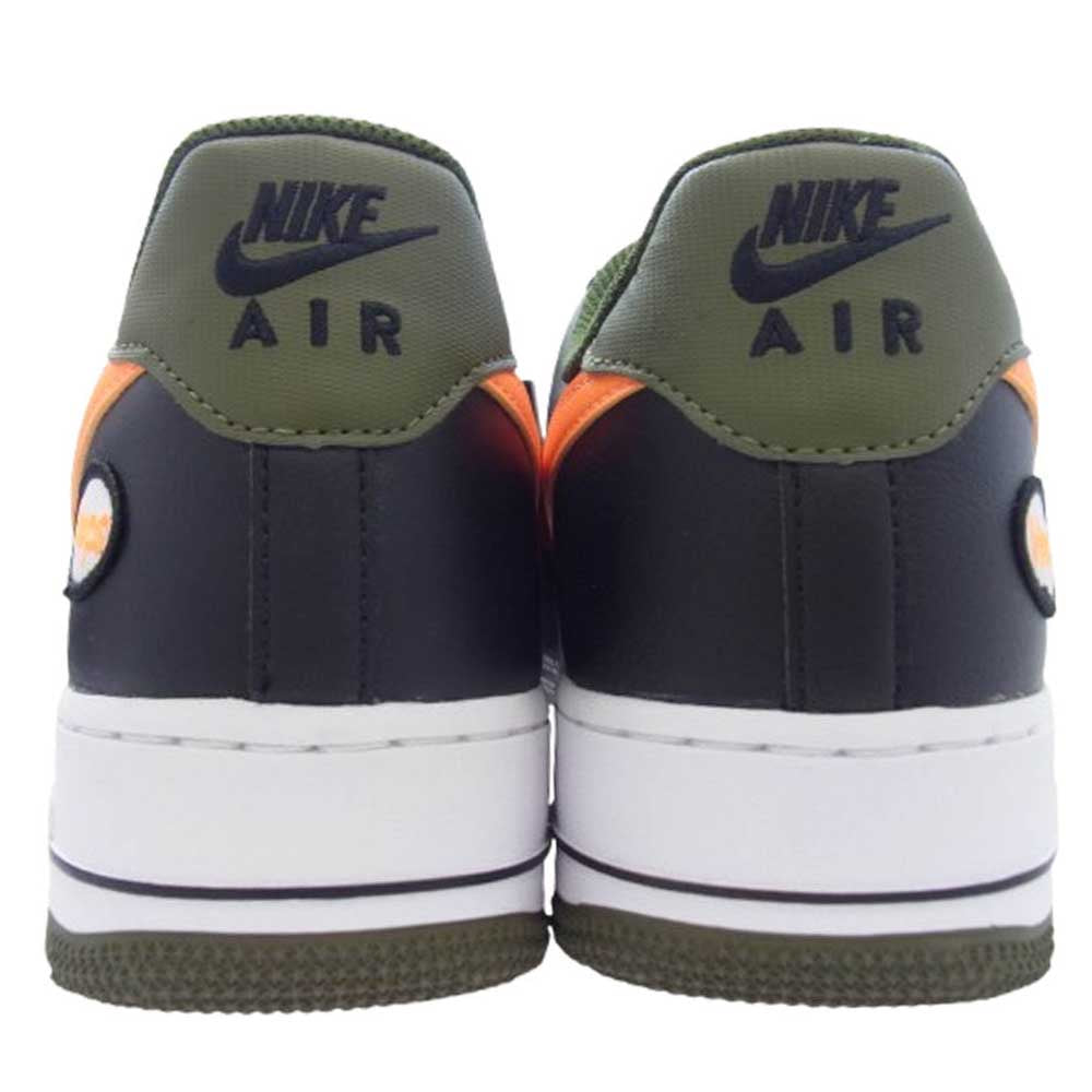 NIKE ナイキ DH7440-001 AIR FORCE 1 07 LV8 HOOPS エア フォース フープス2タイプ ローカット スニーカー ブラック系 オレンジ系 30cm【新古品】【未使用】【中古】