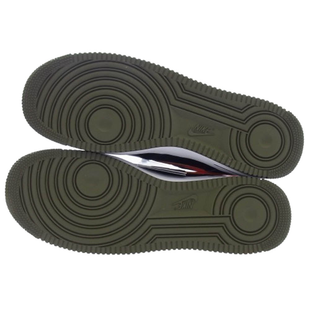 NIKE ナイキ DH7440-001 AIR FORCE 1 07 LV8 HOOPS エア フォース フープス2タイプ ローカット スニーカー ブラック系 オレンジ系 30cm【新古品】【未使用】【中古】