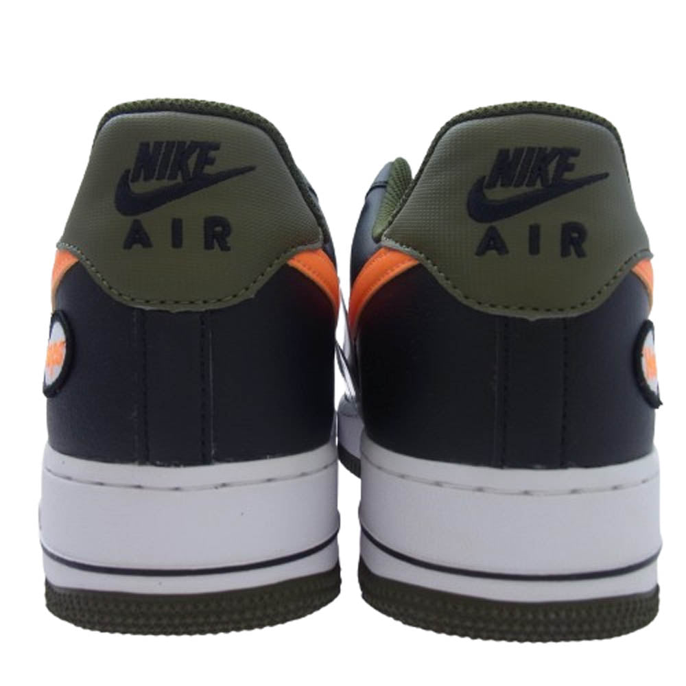 NIKE ナイキ DH7440-001 AIR FORCE 1 07 LV8 HOOPS エア フォース フープス2タイプ ローカット スニーカー ブラック系 オレンジ系 29cm【新古品】【未使用】【中古】