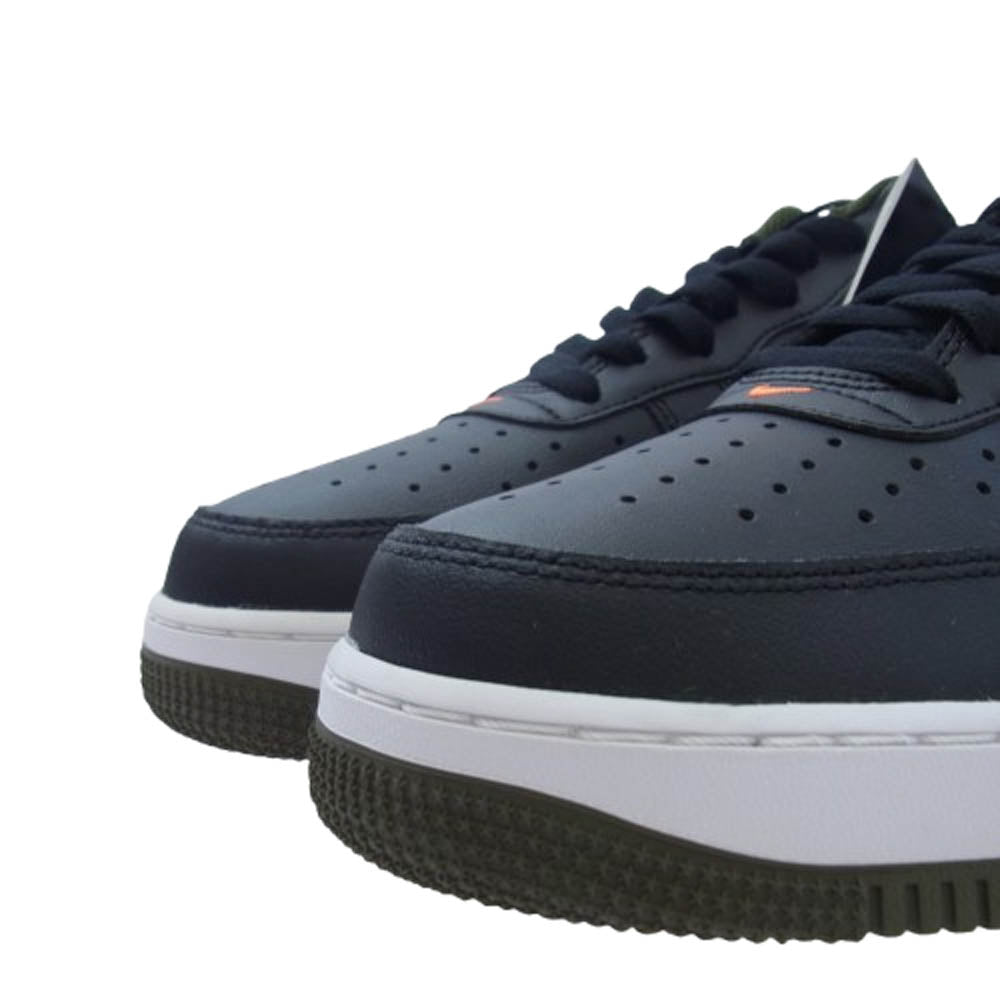 NIKE ナイキ DH7440-001 AIR FORCE 1 07 LV8 HOOPS エア フォース フープス2タイプ ローカット スニーカー ブラック系 オレンジ系 29cm【新古品】【未使用】【中古】
