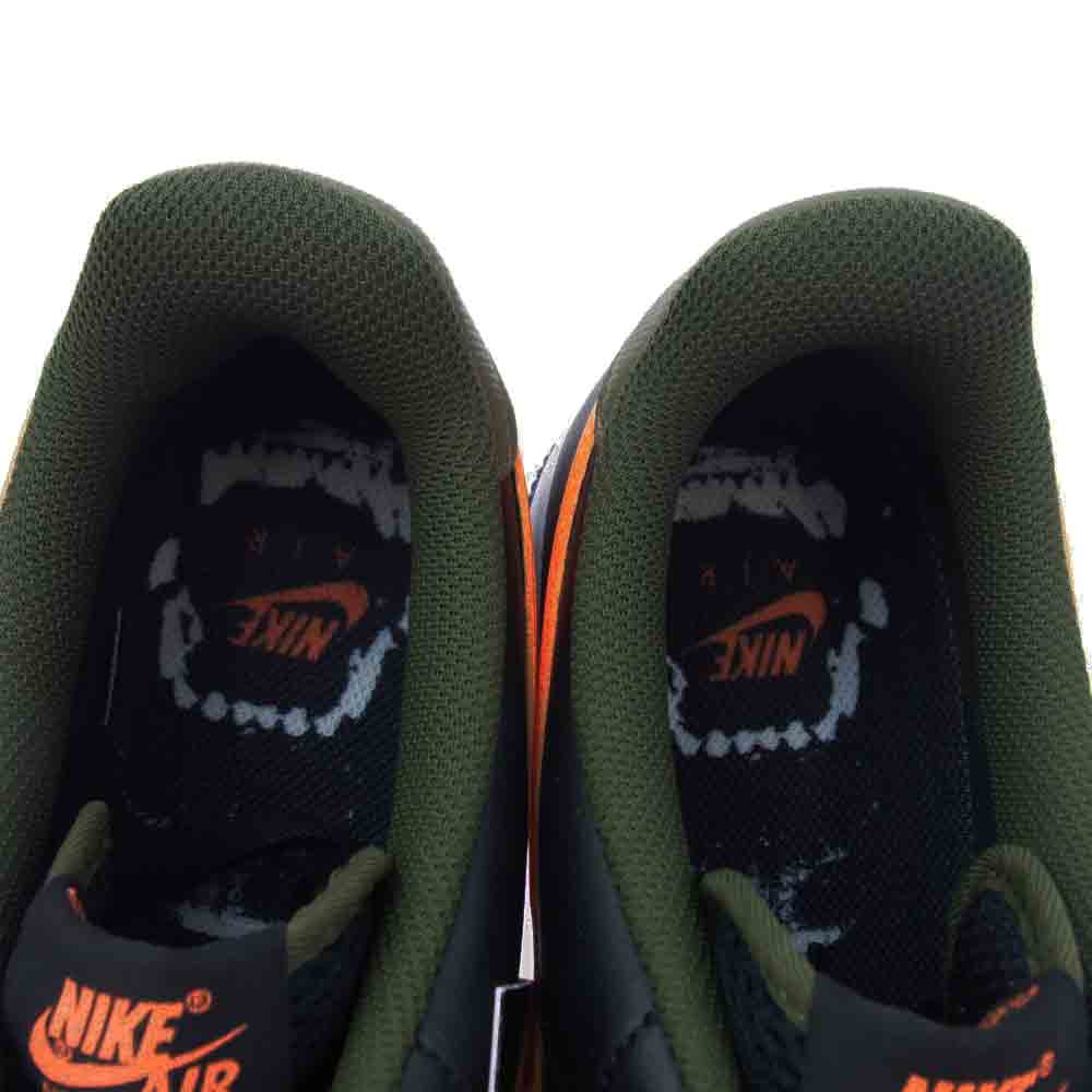 NIKE ナイキ DH7440-001 AIR FORCE 1 07 LV8 HOOPS エア フォース フープス2タイプ ローカット スニーカー ブラック系 オレンジ系 29cm【新古品】【未使用】【中古】