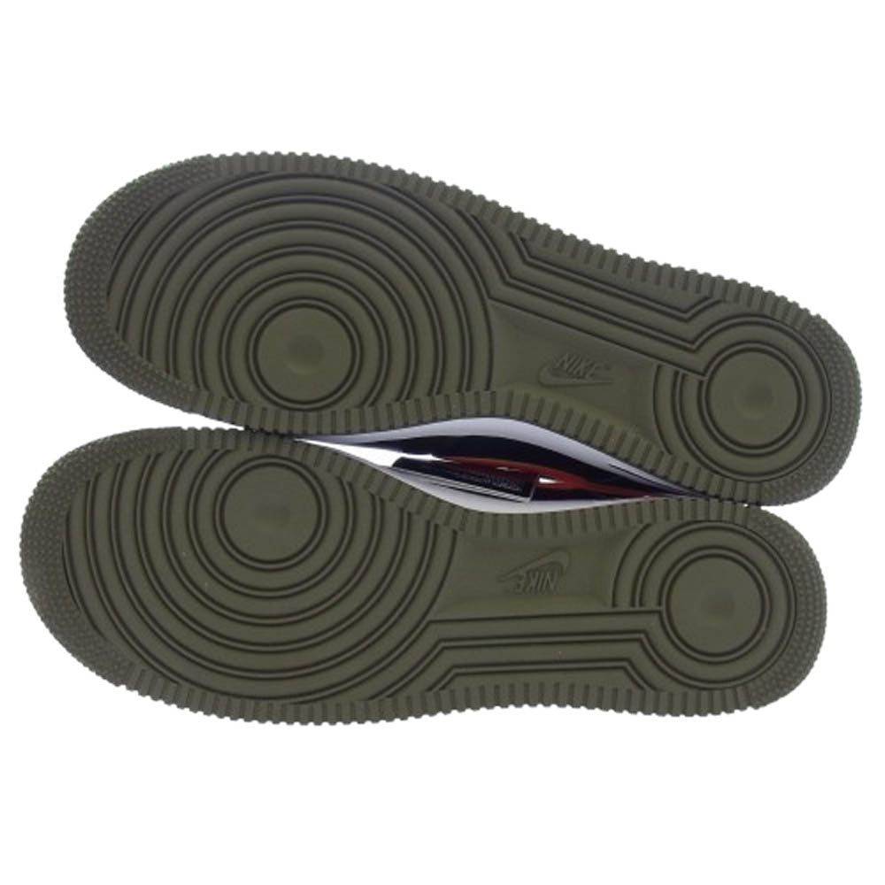 NIKE ナイキ DH7440-001 AIR FORCE 1 07 LV8 HOOPS エア フォース フープス2タイプ ローカット スニーカー ブラック系 オレンジ系 29cm【新古品】【未使用】【中古】