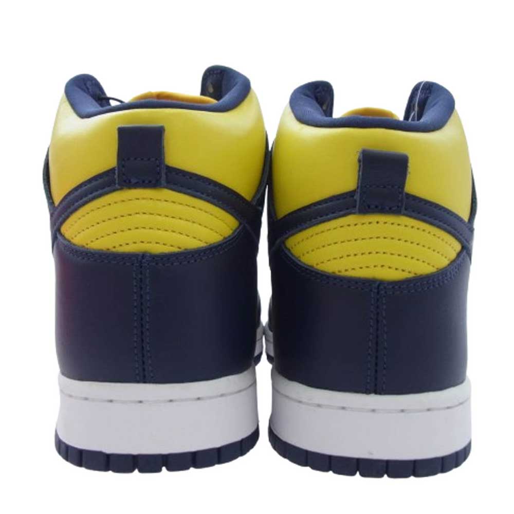 NIKE ナイキ cz8149-700 DUNK HI SP MICHIGAN 2020 ダンク ハイ ミシガン ハイカット スニーカー イエロー系 ネイビー系 30cm【新古品】【未使用】【中古】
