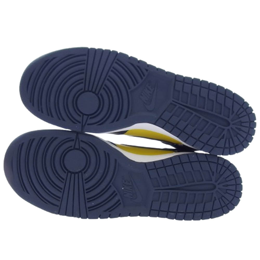 NIKE ナイキ cz8149-700 DUNK HI SP MICHIGAN 2020 ダンク ハイ ミシガン ハイカット スニーカー イエロー系 ネイビー系 30cm【新古品】【未使用】【中古】