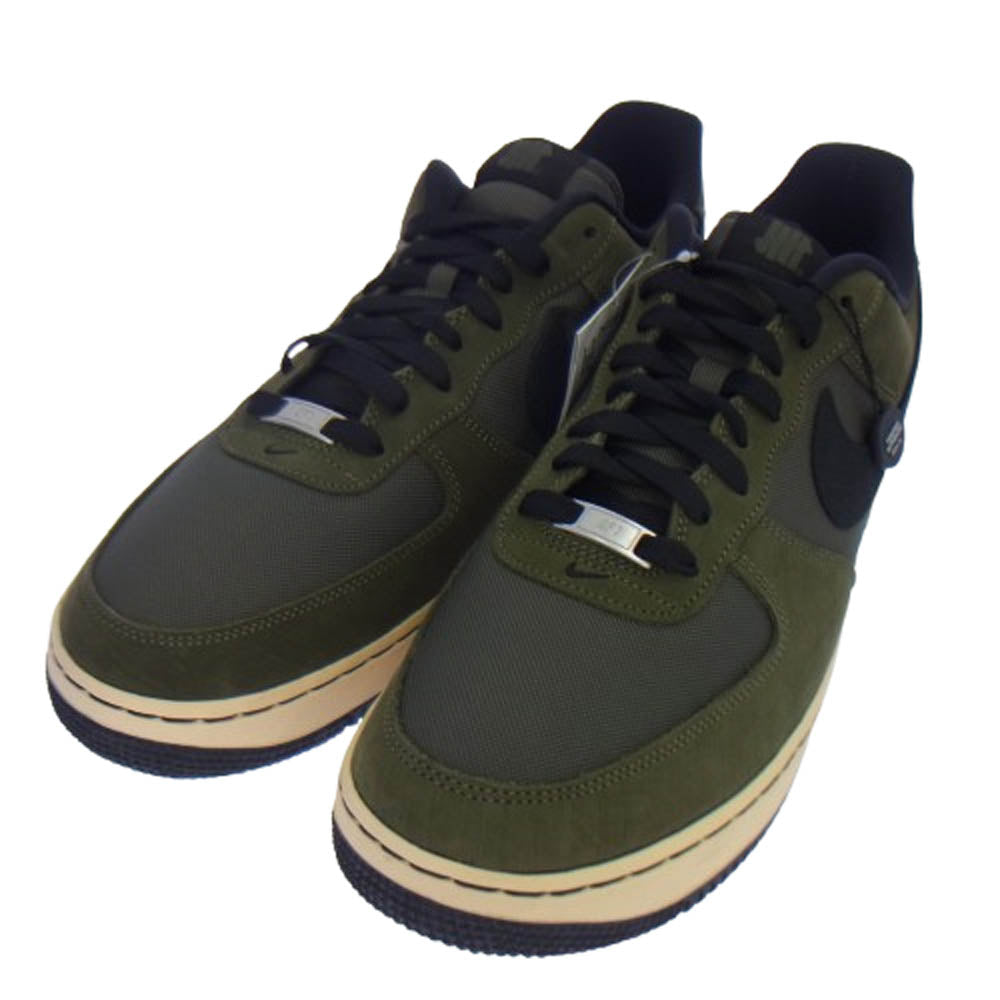 NIKE ナイキ DH3064-300 ×UNDEFEATED AIR FORCE 1 LOW SP アンディフィーテッド ローカットスニーカー カーキ系 ブラック系 30cm【新古品】【未使用】【中古】