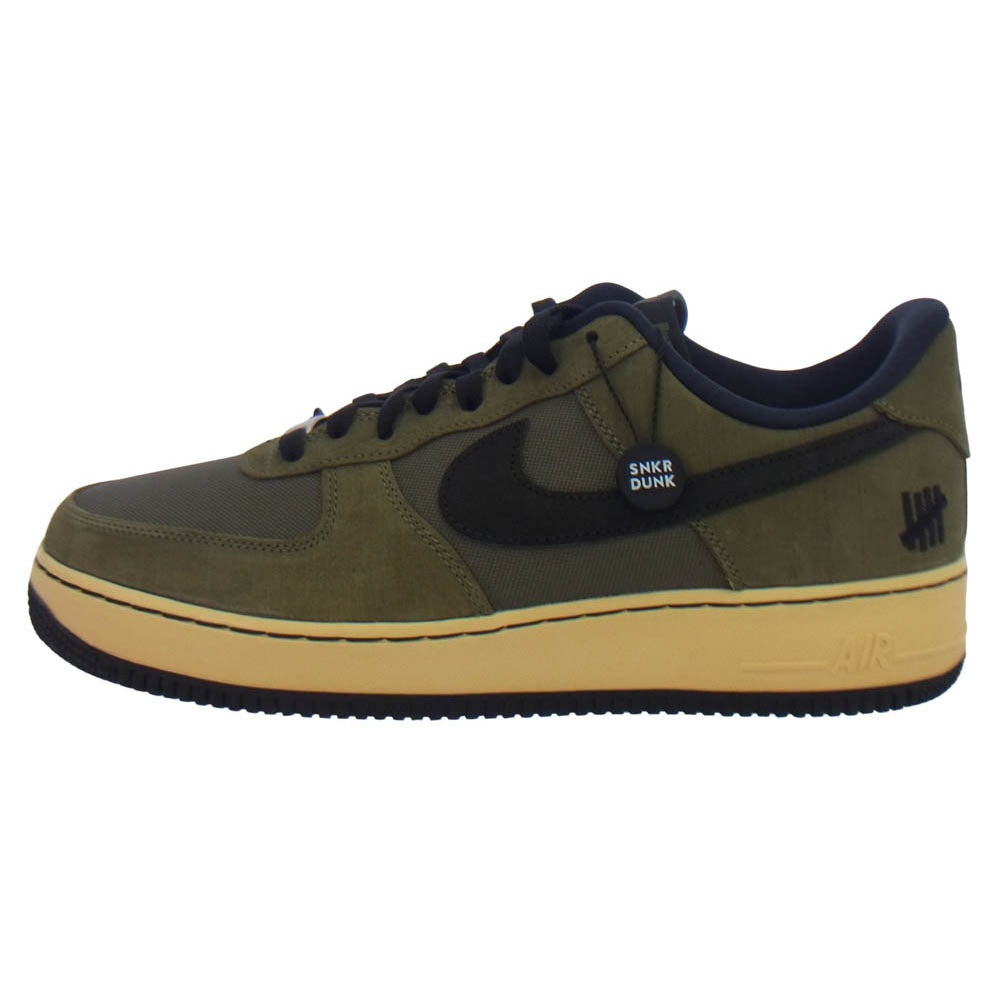 NIKE ナイキ DH3064-300 ×UNDEFEATED AIR FORCE 1 LOW SP アンディフィーテッド ローカットスニーカー カーキ系 ブラック系 30cm【新古品】【未使用】【中古】