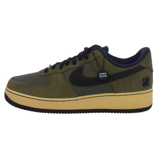 NIKE ナイキ DH3064-300 ×UNDEFEATED AIR FORCE 1 LOW SP アンディフィーテッド ローカットスニーカー カーキ系 ブラック系 30cm【新古品】【未使用】【中古】