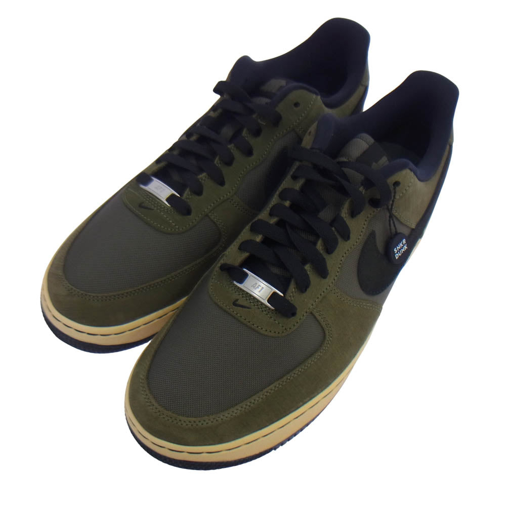 NIKE ナイキ DH3064-300 ×UNDEFEATED AIR FORCE 1 LOW SP アンディフィーテッド ローカットスニーカー カーキ系 ブラック系 30cm【新古品】【未使用】【中古】