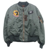 Buzz Rickson's バズリクソンズ BR15571 MA-1 フライトジャケット 1st MODEL 319th FTR. アウター ミリタリー ジャケット カーキ系 グレー系 XXL【新古品】【未使用】【中古】