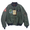 Buzz Rickson's バズリクソンズ BR15329 MA-1 1st Model Albert Turner 318th FTR.INTCP.SQ. GREEN DRAGONS フライトジャケット アルバートターナー アウター ミリタリー ジャケット カーキ系 XXXL【新古品】【未使用】【中古】