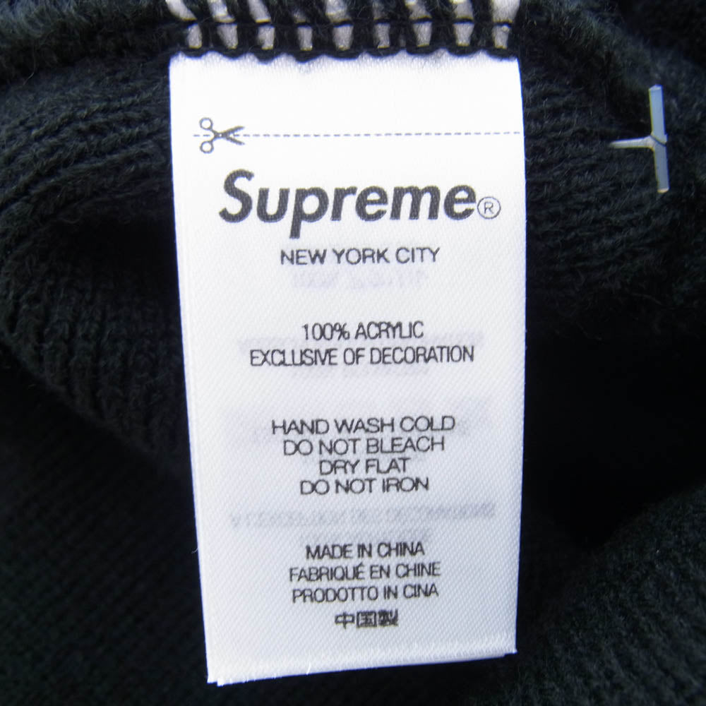 Supreme シュプリーム 25SS zoo york beanie ズーヨーク ビーニー ブラック系 58cm(ONE SIZE)【美品】【中古】