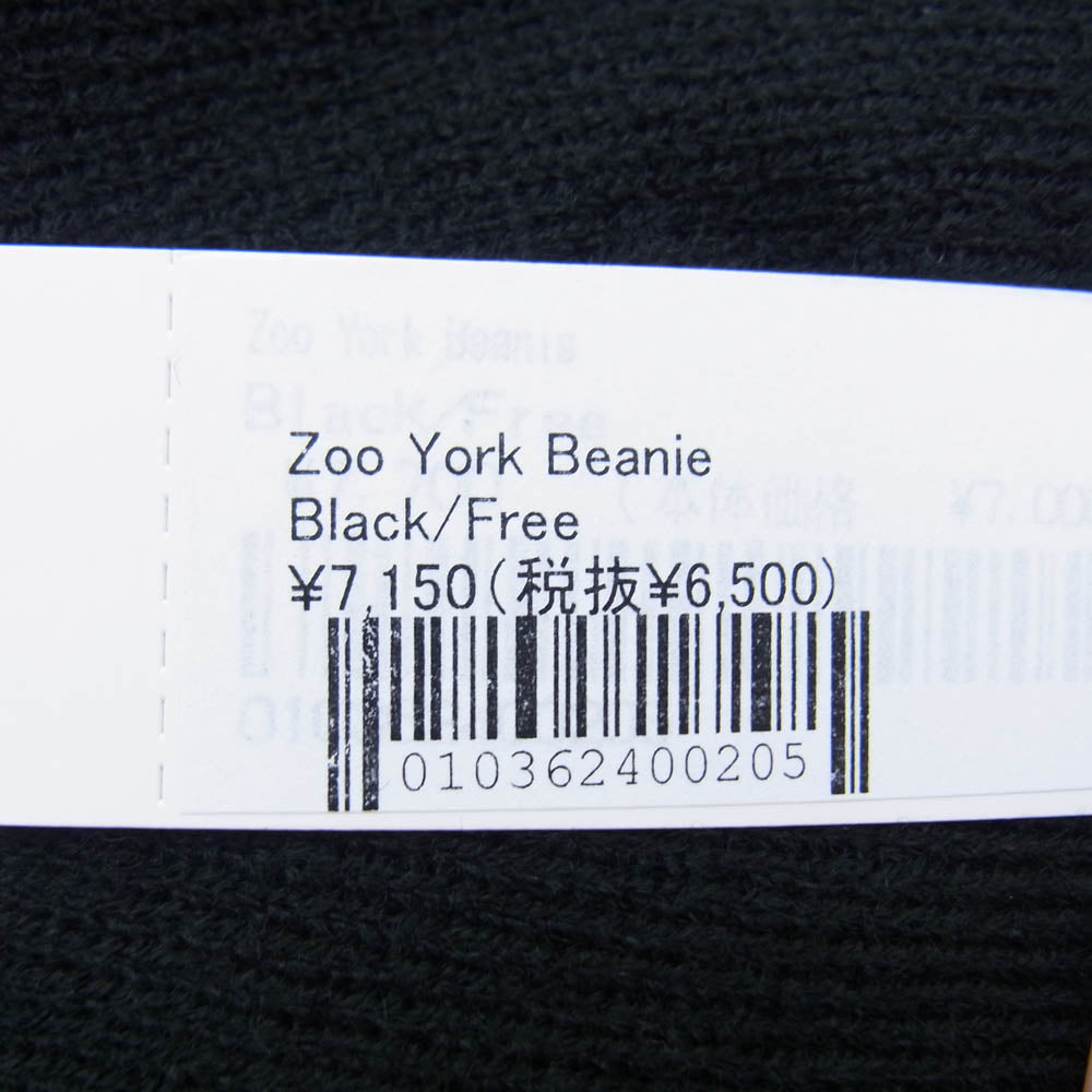Supreme シュプリーム 25SS zoo york beanie ズーヨーク ビーニー ブラック系 58cm(ONE SIZE)【美品】【中古】