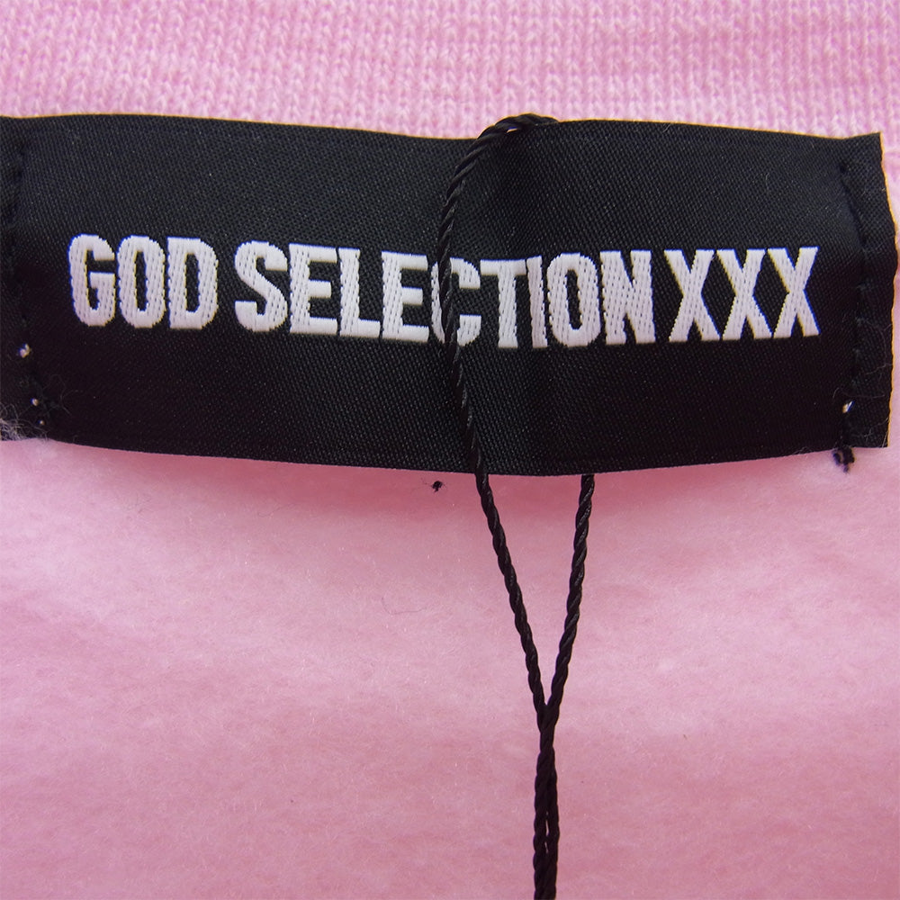 GOD SELECTION XXX ゴッドセレクション GX-S25-12FCS-01 x FRAGMENT Crew Neck 12th Anniversary フラグメント クルー ネック スウェット ピンク系 XL【美品】【中古】