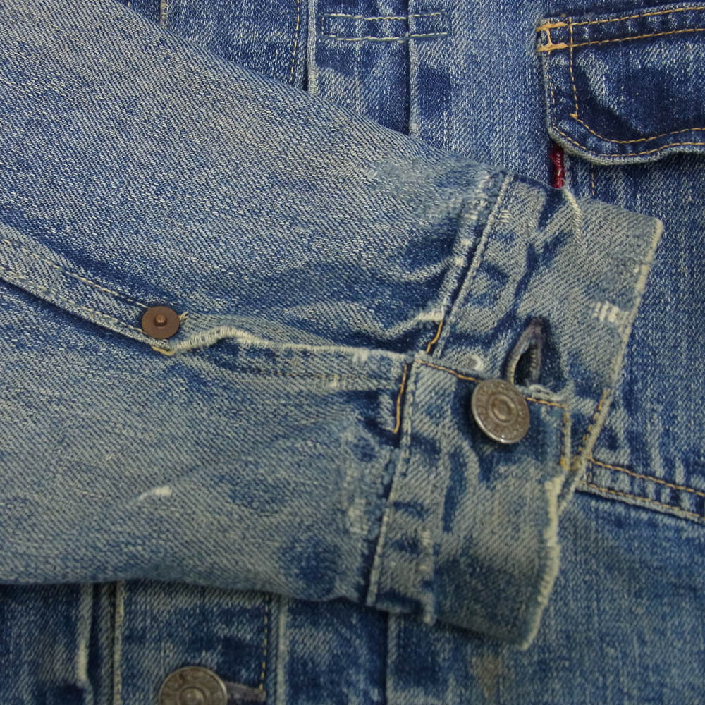 Levi's リーバイス ヴィンテージ オリジナル 50s 507XX BIGE ボタン裏刻印17 デニム ジャケット インディゴブルー系【中古】