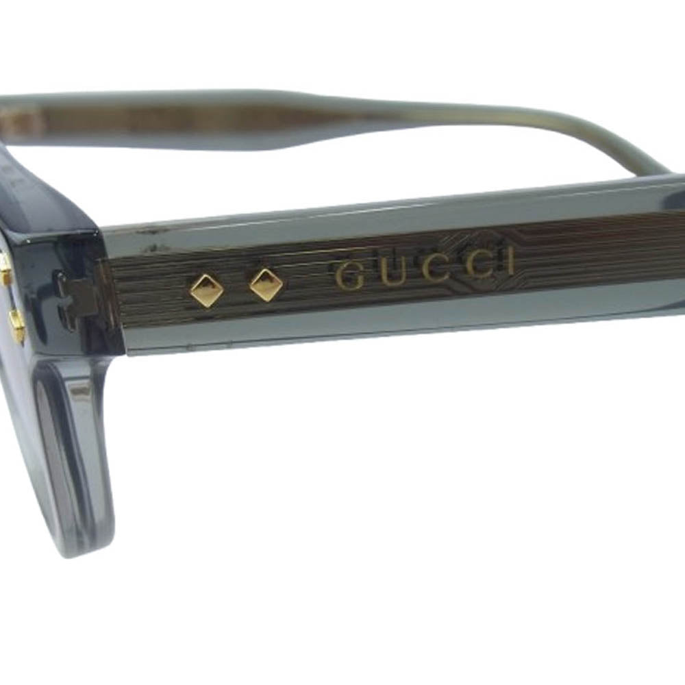 GUCCI グッチ GG1470OJ ウェリントン型 アイウェア サングラス メガネ 眼鏡【中古】
