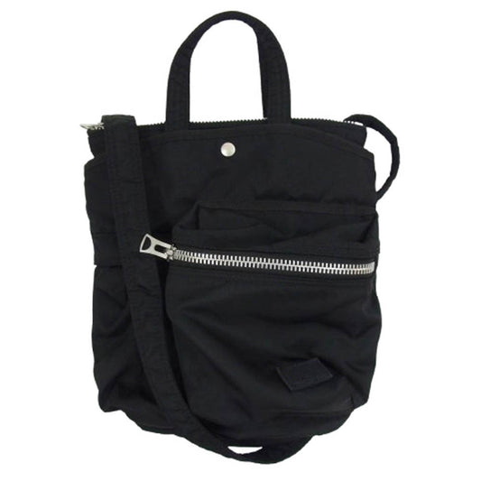Sacai サカイ ×PORTER Pocket Bag Large ポーター ポケット 2WAY バック ブラック系【中古】