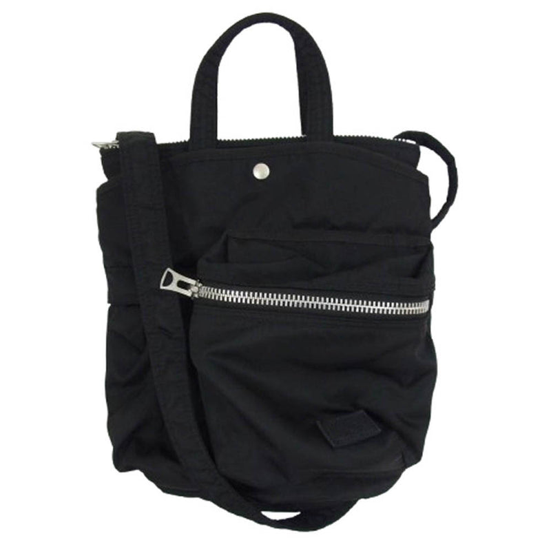 Sacai サカイ ×PORTER Pocket Bag Large ポーター ポケット 2WAY バック ブラック系【中古】