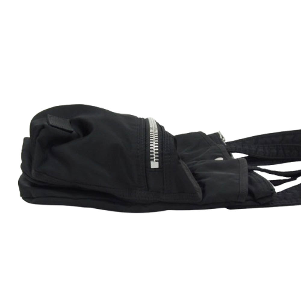 Sacai サカイ ×PORTER Pocket Bag Large ポーター ポケット 2WAY バック ブラック系【中古】