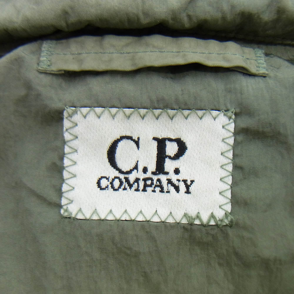 C.P.Company シーピーカンパニー 24SS Chrome-R Goggle Utility Jacket ゴーグル ナイロン ユーティリティ ミリタリー ジャケット カーキ系 52【中古】