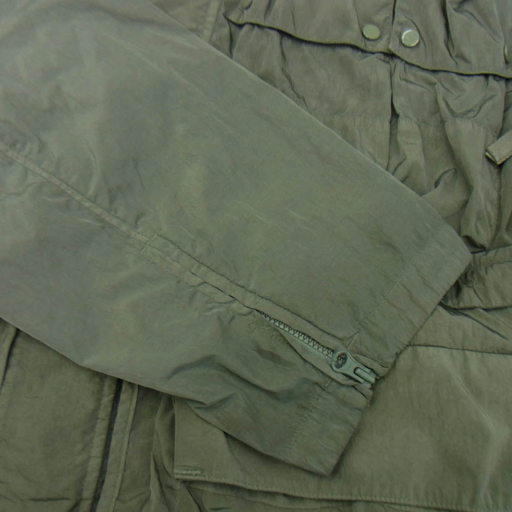 C.P.Company シーピーカンパニー 24SS Chrome-R Goggle Utility Jacket ゴーグル ナイロン ユーティリティ ミリタリー ジャケット カーキ系 52【中古】