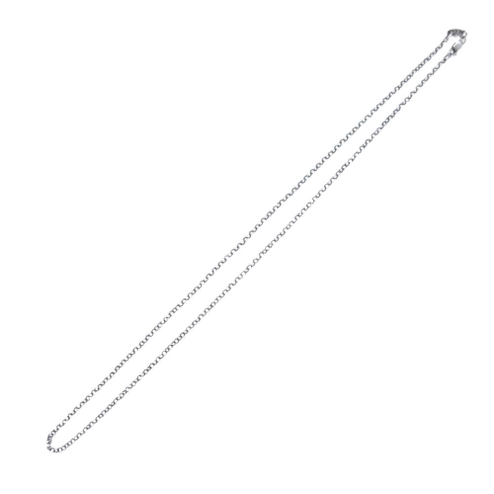 CHROME HEARTS クロムハーツ（原本無） NECKCHAIN R18 ロールチェーンネックレス 18inch シルバー系【中古】