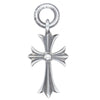 CHROME HEARTS クロムハーツ（原本無） ユナイテッドアローズ購入レシート付属 TINY CH CROSS タイニー CH クロス チャーム ペンダント トップ シルバー系【中古】