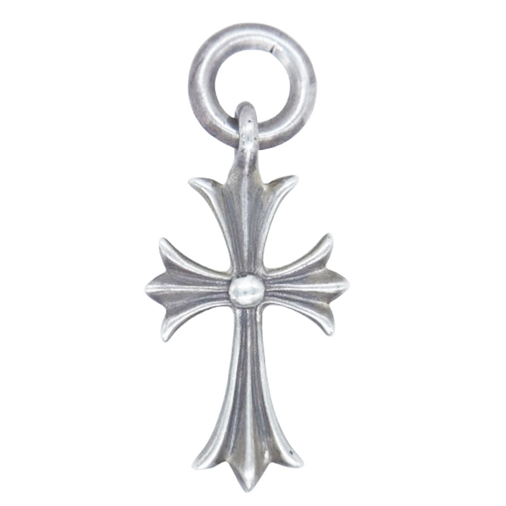 CHROME HEARTS クロムハーツ（原本無） ユナイテッドアローズ購入レシート付属 TINY CH CROSS タイニー CH クロス チャーム ペンダント トップ シルバー系【中古】