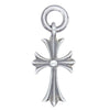 CHROME HEARTS クロムハーツ（原本無） ユナイテッドアローズ購入レシート付属 TINY CH CROSS タイニー CH クロス チャーム ペンダント トップ シルバー系【中古】