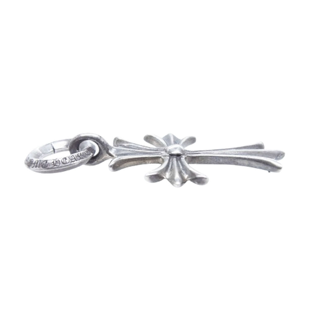 CHROME HEARTS クロムハーツ（原本無） ユナイテッドアローズ購入レシート付属 TINY CH CROSS タイニー CH クロス チャーム ペンダント トップ シルバー系【中古】