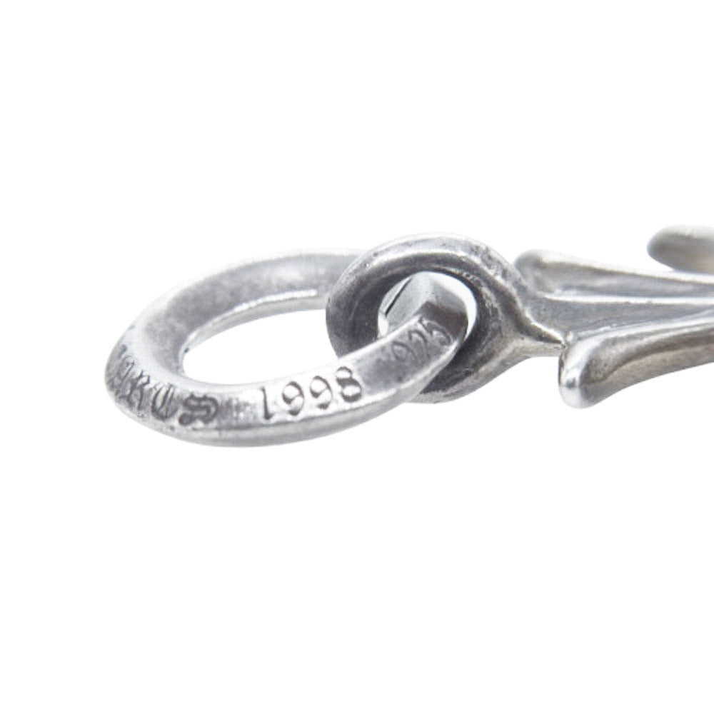 CHROME HEARTS クロムハーツ（原本無） ユナイテッドアローズ購入レシート付属 TINY CH CROSS タイニー CH クロス チャーム ペンダント トップ シルバー系【中古】