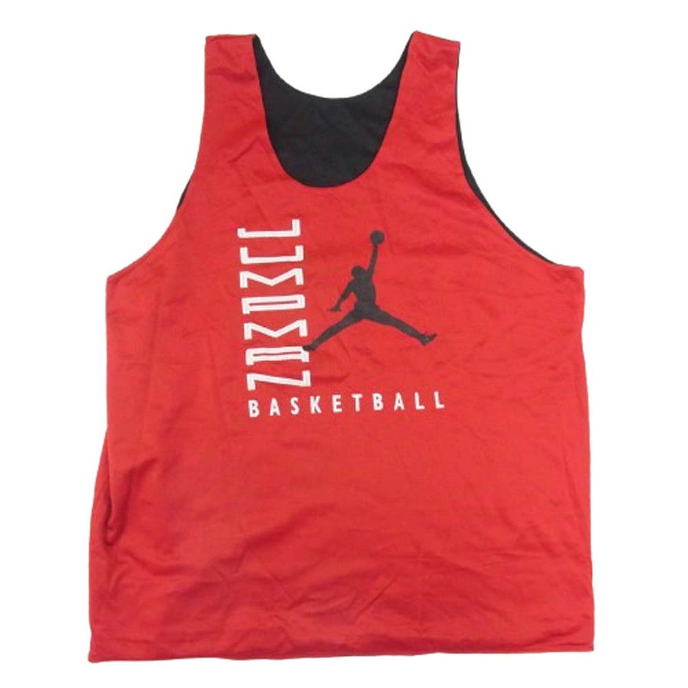 NIKE ナイキ 90s MICHAEL JORDAN マイケル ジョーダン リバーシブル タンクトップ レッド系 ブラック系 L【中古】