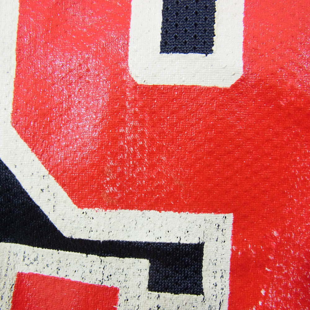 Champion チャンピオン 90s USA製 アメリカ代表 ドリームチーム ゲーム シャツ ネイビー系 44【中古】