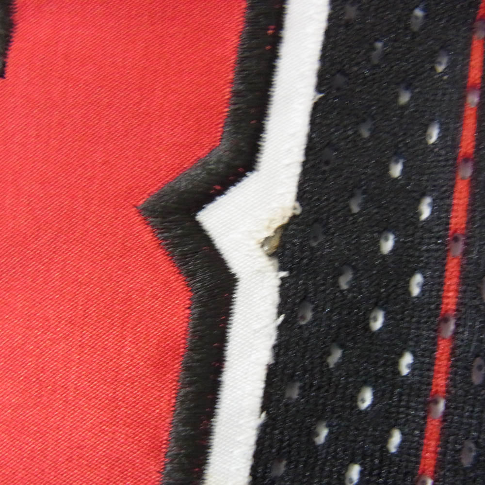 Champion チャンピオン 90s USA製 NBA CHICAGO BULLS MICHAEL JORDAN シカゴ ブルズ マイケル ジョーダン ゲーム シャツ ブラック系 44【中古】