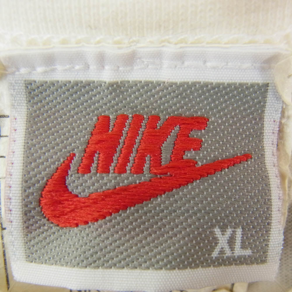 NIKE ナイキ ヴィンテージ 90s USA製 銀タグ AIR JORDAN FLIGHT CLUB ジョーダン プリント ホワイト系 XL【中古】