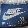 NIKE ナイキ ヴィンテージ 80s USA製 BOYS 子供用 肩掛け エアジョーダン Tシャツ グレー系 XL【中古】
