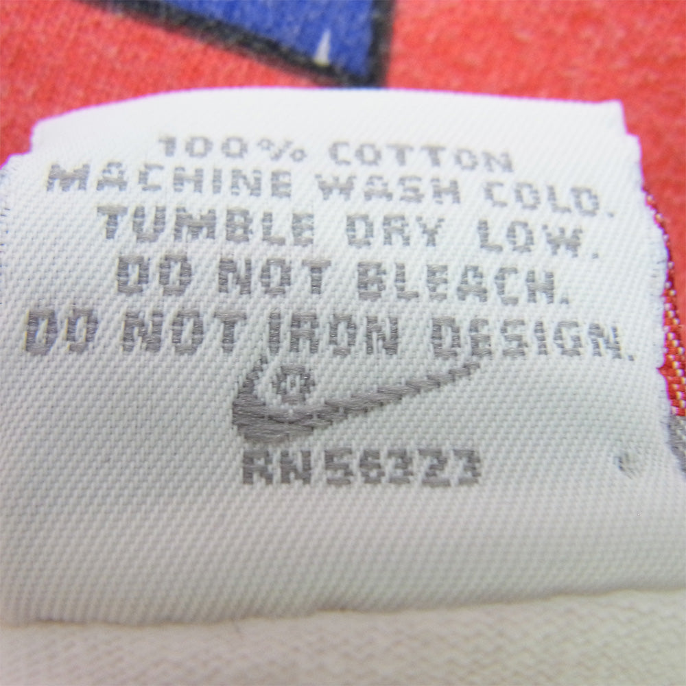 NIKE ナイキ ヴィンテージ 90s USA製 銀タグ HARE JORDAN and AIR JORDAN ジョーダン バックスバニー プリント Tシャツ ホワイト系 M【中古】