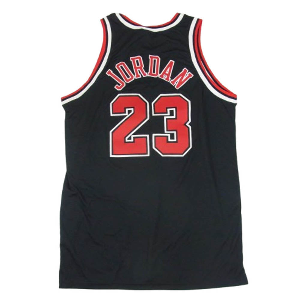 NIKE ナイキ 90s NBA CHICAGO BULLS MICHAEL JORDAN シカゴ ブルズ マイケル ジョーダン ゲーム シャツ ブラック系 XL【中古】