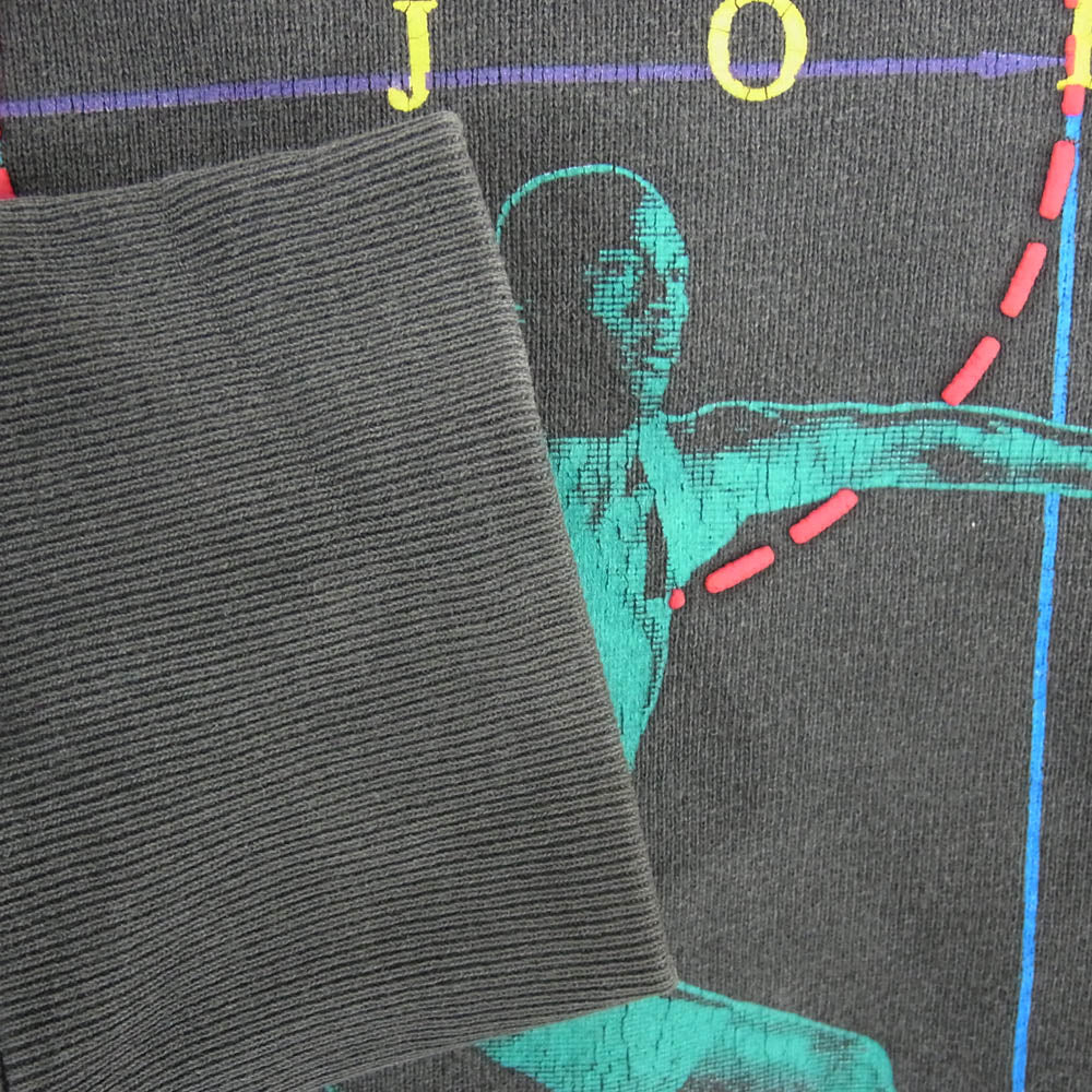 NIKE ナイキ ヴィンテージ 90s USA製 銀タグ AIR JORDAN プリント スウェット ダークグレー系 M【中古】