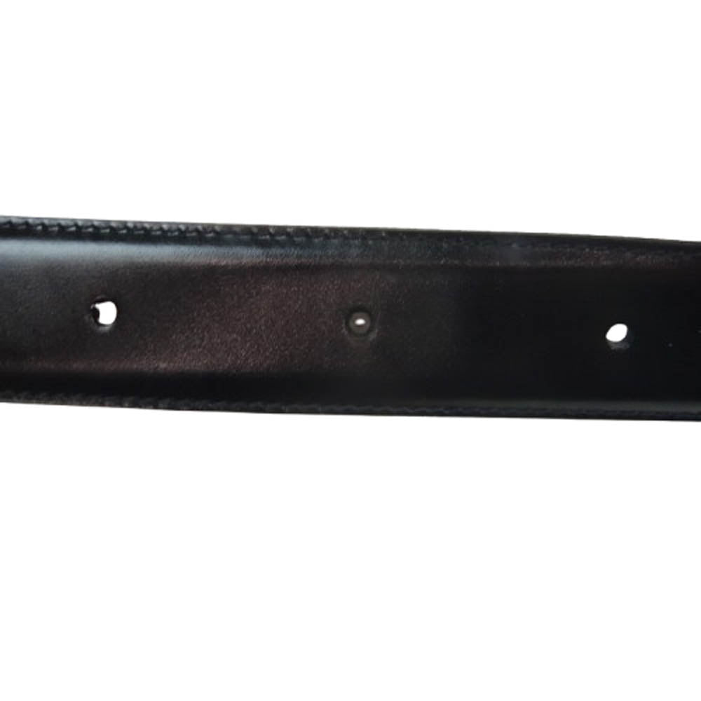 Dunhill ダンヒル ゴールド金具 バックル レザー ベルト ブラック系【中古】