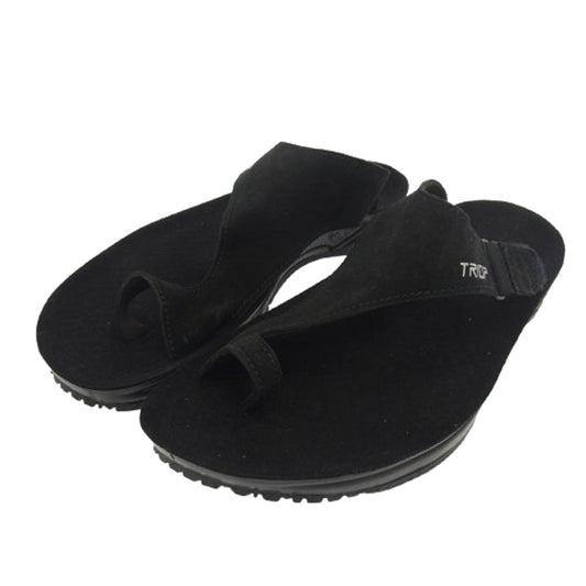トリオプ ゼニスリッパ― サンダル ブラック系 27【美品】【中古】