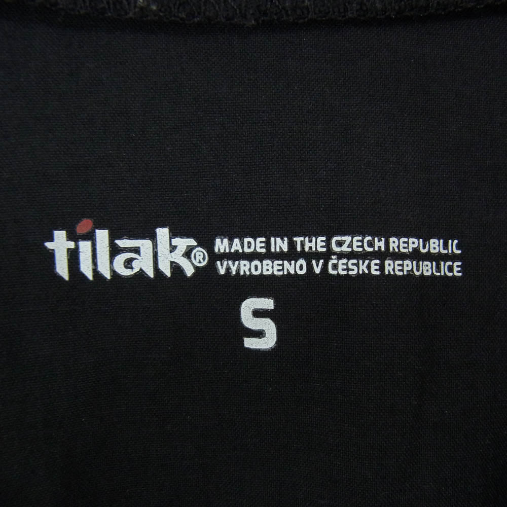 TILAK ティラック Malibu Shirts マリブ Vネック Tシャツ カットソー ブラック系 S【極上美品】【中古】