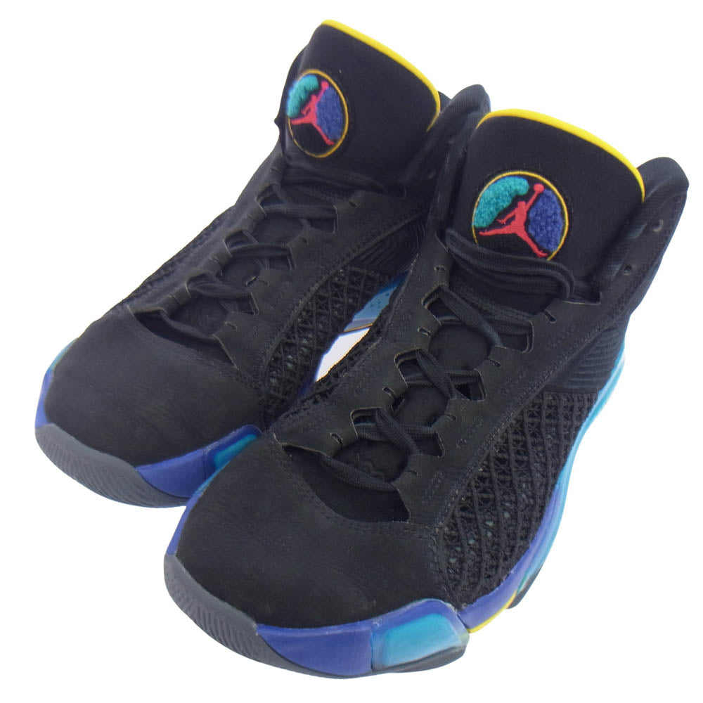 NIKE AIR JORDAN ナイキ ジョーダン DZ3355-001 Air Jordan 38 Aqua AJ38 エアジョーダン アクア スニーカー ブラック系 パープル系 ブルー系 26.5cm【中古】