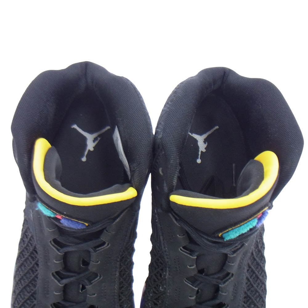 NIKE AIR JORDAN ナイキ ジョーダン DZ3355-001 Air Jordan 38 Aqua AJ38 エアジョーダン アクア スニーカー ブラック系 パープル系 ブルー系 26.5cm【中古】