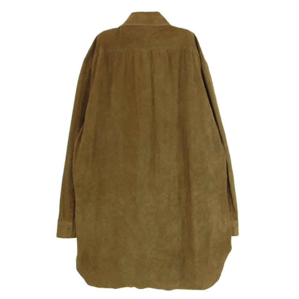 RALPH LAUREN ラルフローレン オールド プルオーバー スウェード 長袖シャツ ブラウン系 6【中古】