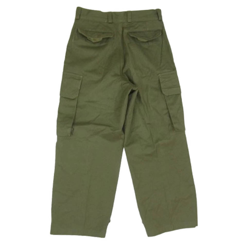 フレンチミリタリー M-47 COVETRA MERVILLE フランス軍 ミリタリー カーゴパンツ カーキ系 41【中古】
