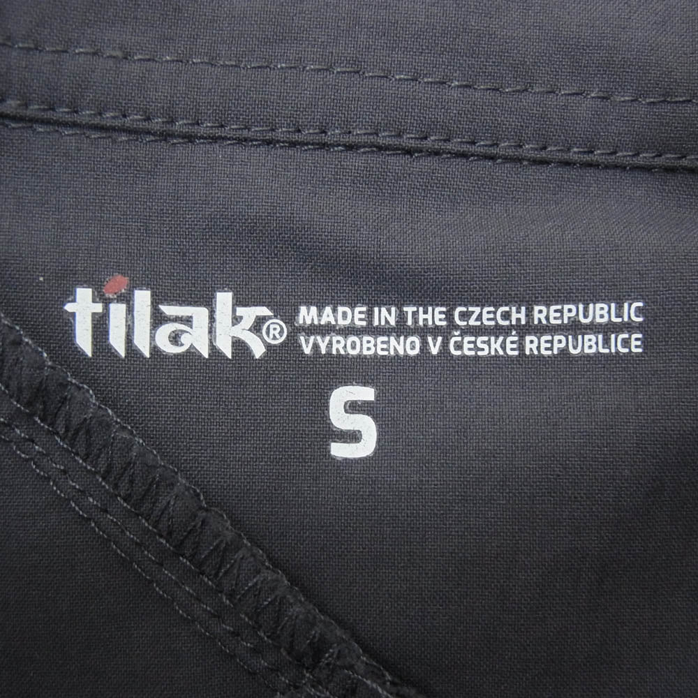 TILAK ティラック TLK105 POUTNIK Knight Shirts S/S ポートニック ストレッチシェル ナイト 半袖 シャツ ダークグレー系 S【中古】