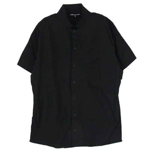 TILAK ティラック POUTNIK Blade Shirts ポートニック ブレード スタンドカラー 半袖 シャツ ブラック系 S【中古】